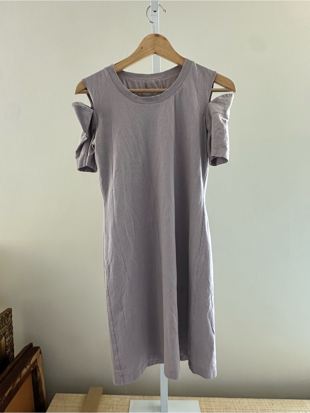Maison Martin Margiela Lavender One-Shoulder Cold-Shoulder Dress